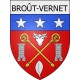 broût-vernet 03 ville Stickers blason autocollant adhésif