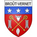 broût-vernet 03 ville Stickers blason autocollant adhésif