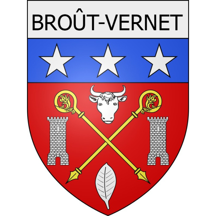 Stickers coat of arms Viviers adhesive sticker