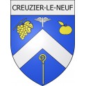 creuzier-le-neuf 03 ville Stickers blason autocollant adhésif