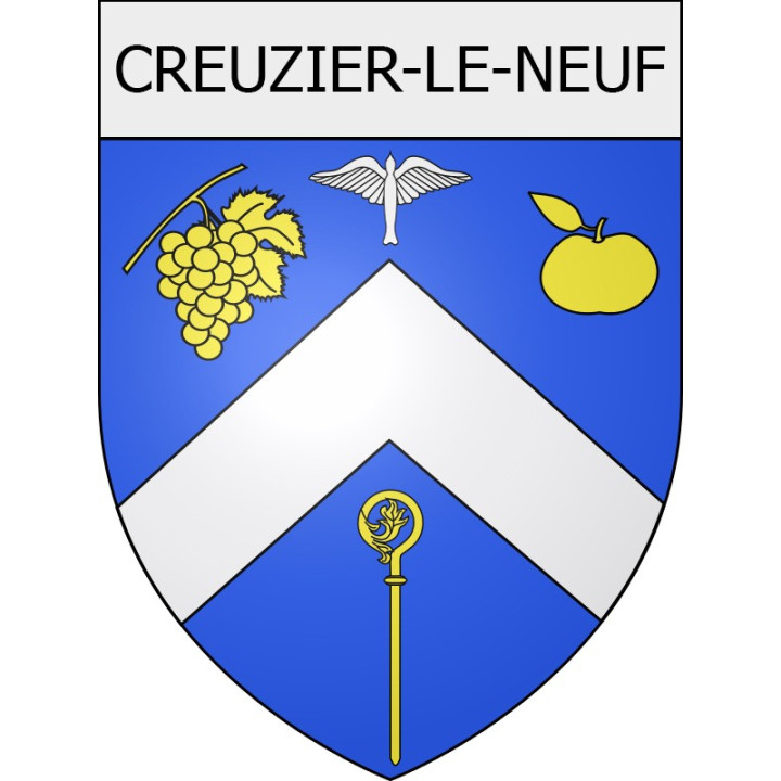 Viviers Sticker wappen, gelsenkirchen, augsburg, klebender aufkleber