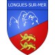 Adesivi stemma Longues-sur-Mer  adesivo