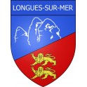 Longues-sur-Mer  14 ville Stickers blason autocollant adhésif