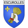 escurolles 03 ville Stickers blason autocollant adhésif