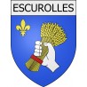 Pegatinas escudo de armas de Viviers adhesivo de la etiqueta engomada