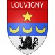 Louvigny 14 ville Stickers blason autocollant adhésif