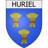 huriel 03 ville Stickers blason autocollant adhésif