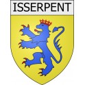 isserpent 03 ville Stickers blason autocollant adhésif