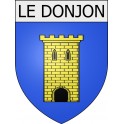 le-donjon 03 ville Stickers blason autocollant adhésif