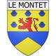 le-montet 03 ville Stickers blason autocollant adhésif