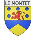 le-montet 03 ville Stickers blason autocollant adhésif
