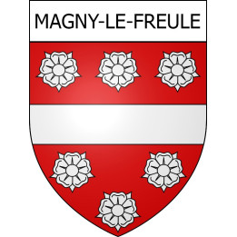 Stickers coat of arms Magny-le-Freule adhesive sticker