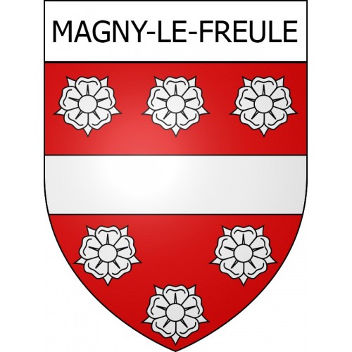 Stickers coat of arms Magny-le-Freule adhesive sticker