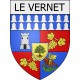 le-vernet 03 ville Stickers blason autocollant adhésif