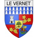 le-vernet 03 ville Stickers blason autocollant adhésif