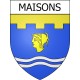 Maisons Sticker wappen, gelsenkirchen, augsburg, klebender aufkleber