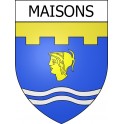 Stickers coat of arms Maisons adhesive sticker