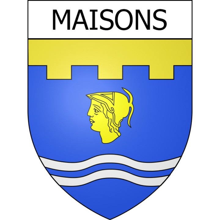 Maisons 14 ville Stickers blason autocollant adhésif