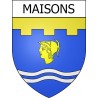 Stickers coat of arms Maisons adhesive sticker