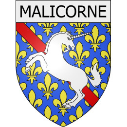 malicorne 03 ville Stickers blason autocollant adhésif