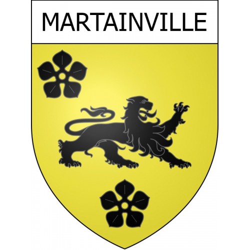 Stickers coat of arms Martainville adhesive sticker