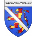 Pegatinas escudo de armas de Viviers adhesivo de la etiqueta engomada