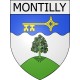 montilly 03 ville Stickers blason autocollant adhésif