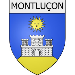 montluçon 03 ville Stickers blason autocollant adhésif
