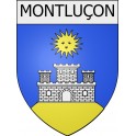 montluçon 03 ville Stickers blason autocollant adhésif