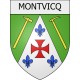 montvicq 03 ville Stickers blason autocollant adhésif