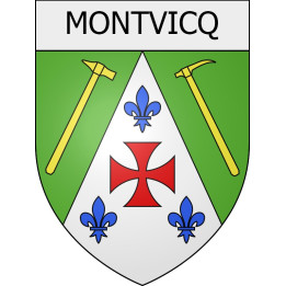 montvicq 03 ville Stickers blason autocollant adhésif