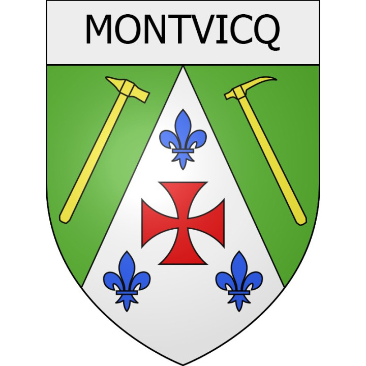 Stickers coat of arms Viviers adhesive sticker