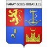 paray-sous-briailles 03 ville Stickers blason autocollant adhésif