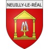 neuilly-le-réal 03 ville Stickers blason autocollant adhésif