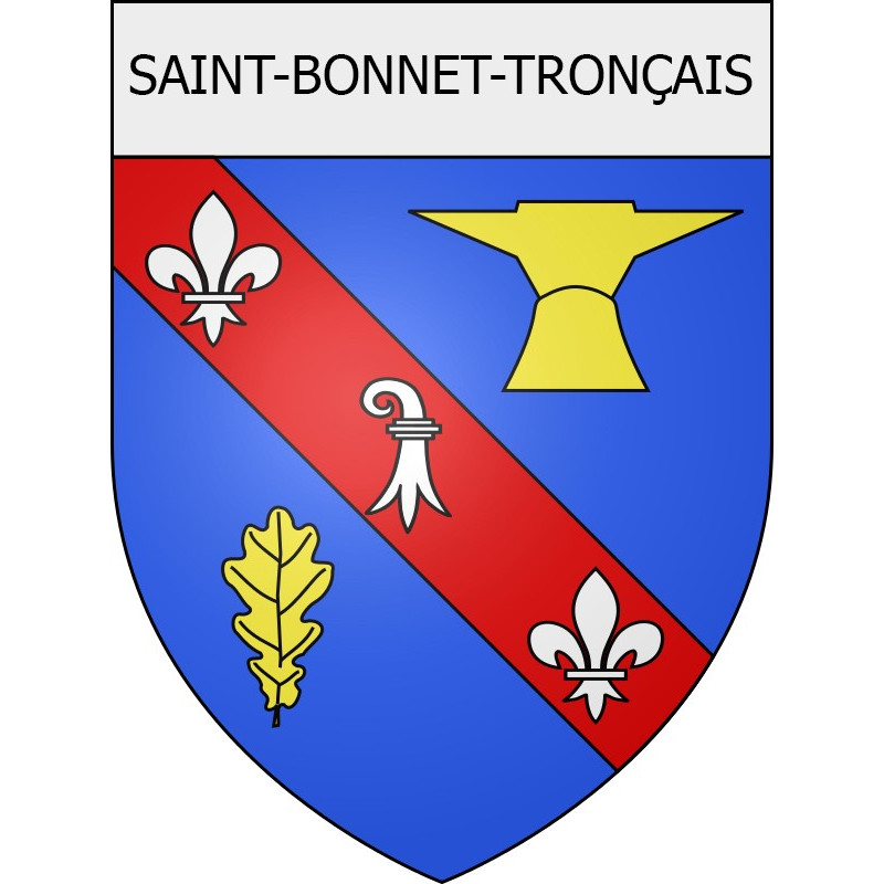 Pegatinas escudo de armas de Viviers adhesivo de la etiqueta engomada