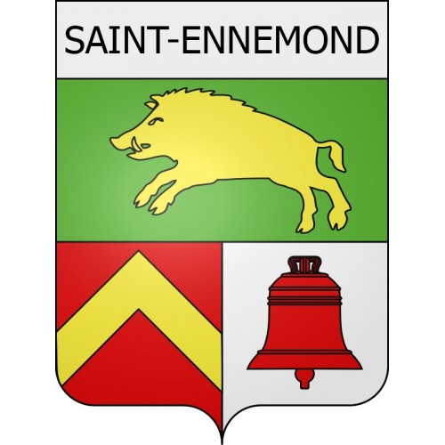 Pegatinas escudo de armas de Viviers adhesivo de la etiqueta engomada