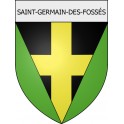 saint-germain-des-fossés 03 ville Stickers blason autocollant adhésif