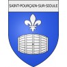 saint-pourçain-sur-sioule 03 ville Stickers blason autocollant adhésif