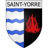 saint-yorre 03 ville Stickers blason autocollant adhésif