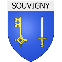 Stickers coat of arms Viviers adhesive sticker