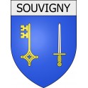 souvigny 03 ville Stickers blason autocollant adhésif