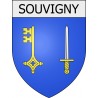 souvigny 03 ville Stickers blason autocollant adhésif