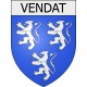 Stickers coat of arms Viviers adhesive sticker