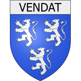 Pegatinas escudo de armas de Viviers adhesivo de la etiqueta engomada