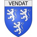 Stickers coat of arms Viviers adhesive sticker