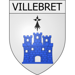 villebret 03 ville Stickers blason autocollant adhésif