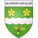 villeneuve-sur-allier 03 ville Stickers blason autocollant adhésif
