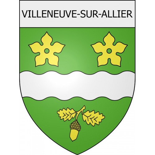 Pegatinas escudo de armas de Viviers adhesivo de la etiqueta engomada