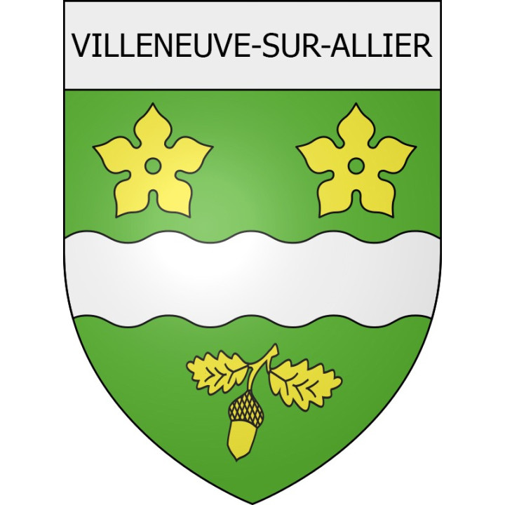 Stickers coat of arms Viviers adhesive sticker