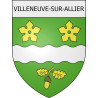 Pegatinas escudo de armas de Viviers adhesivo de la etiqueta engomada
